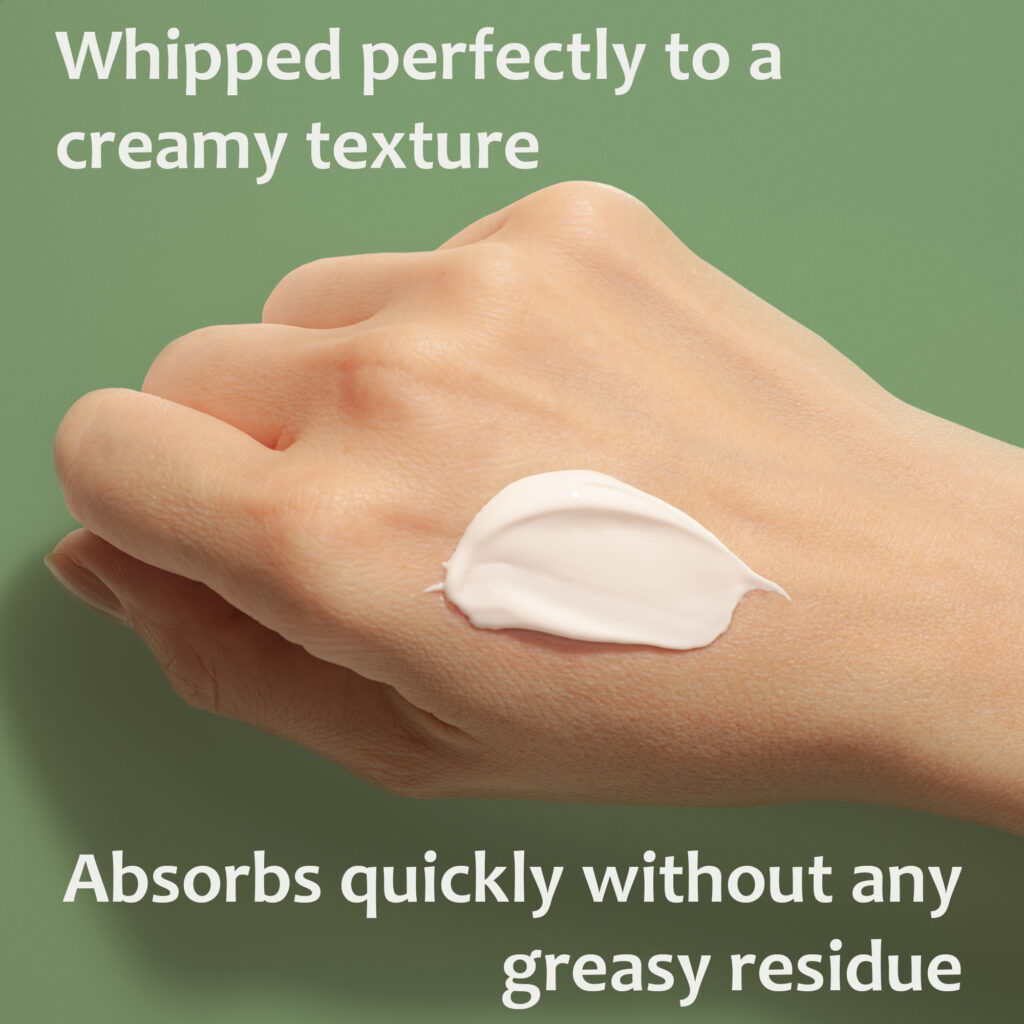 Whipped perfectly to a creamy texture