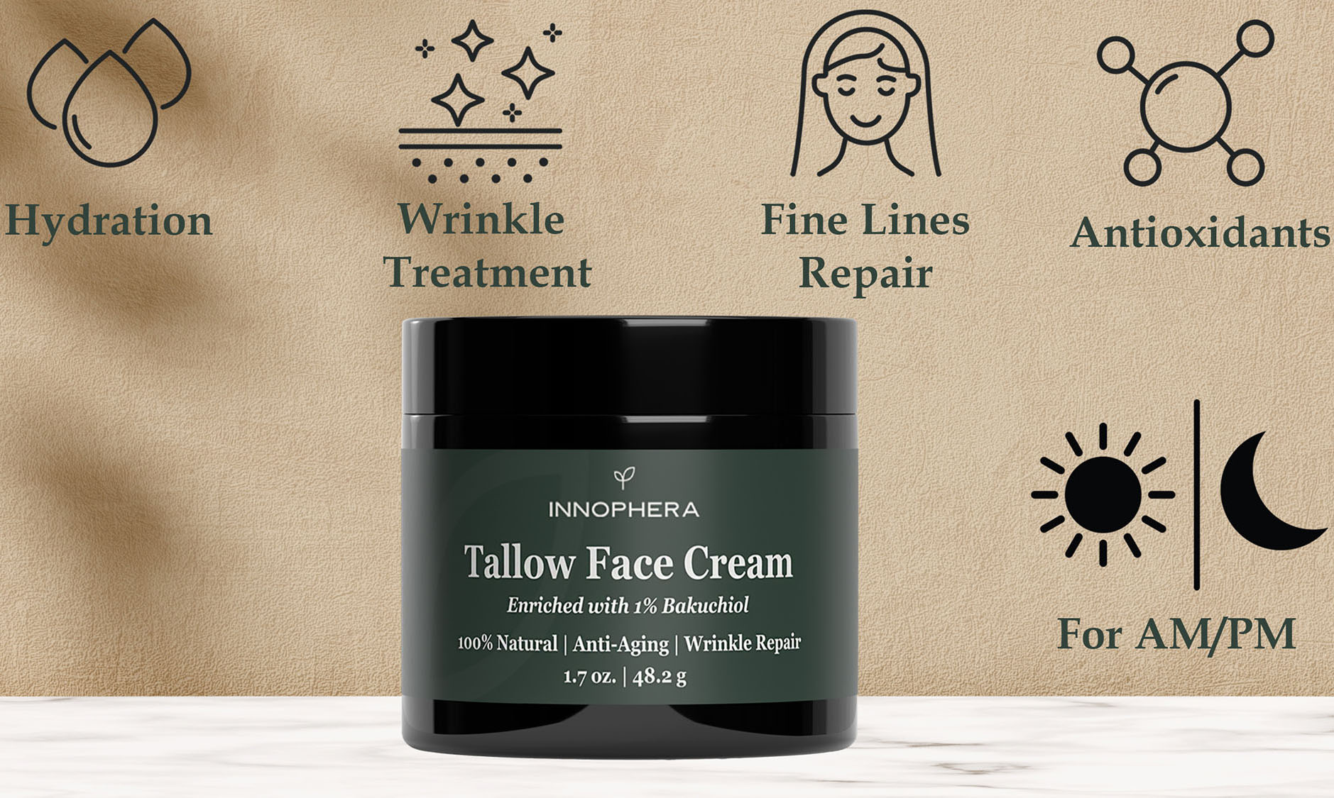 Tallow face cream